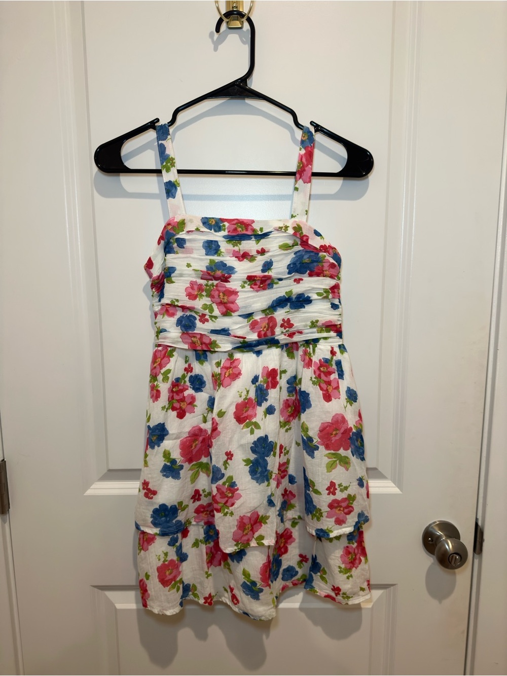 Abercrombie Girls White Floral Dress